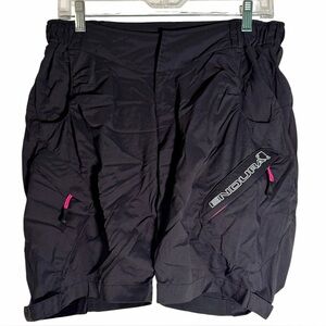 Endura Humvee Lite Mountain Bike Cycling Shorts Black Pink Women’s Small